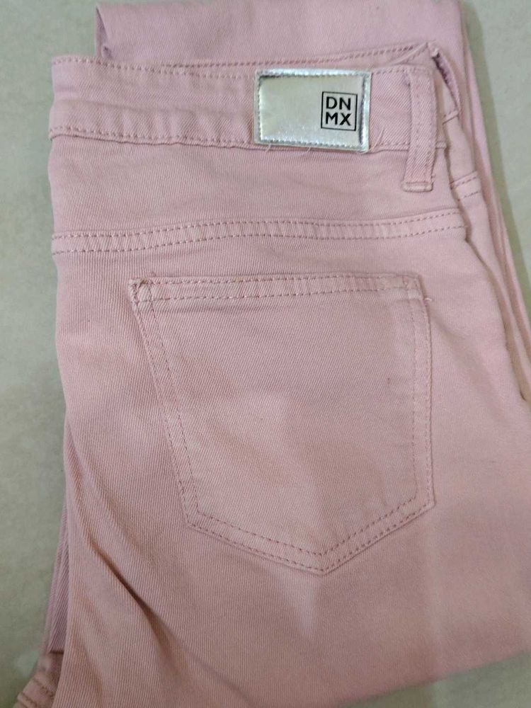 Pink Denim Jeans