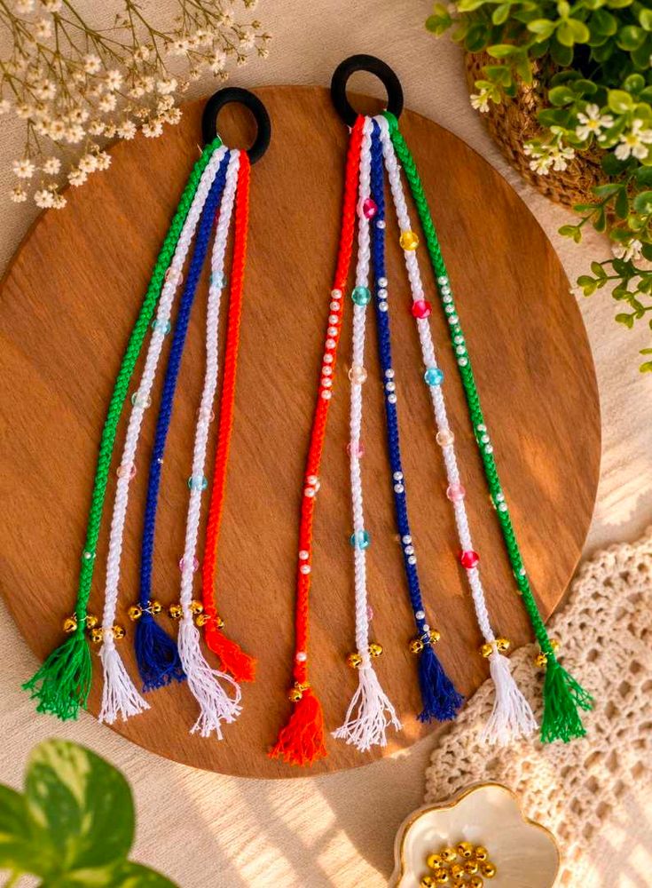 Boho Beaded Hair Ties