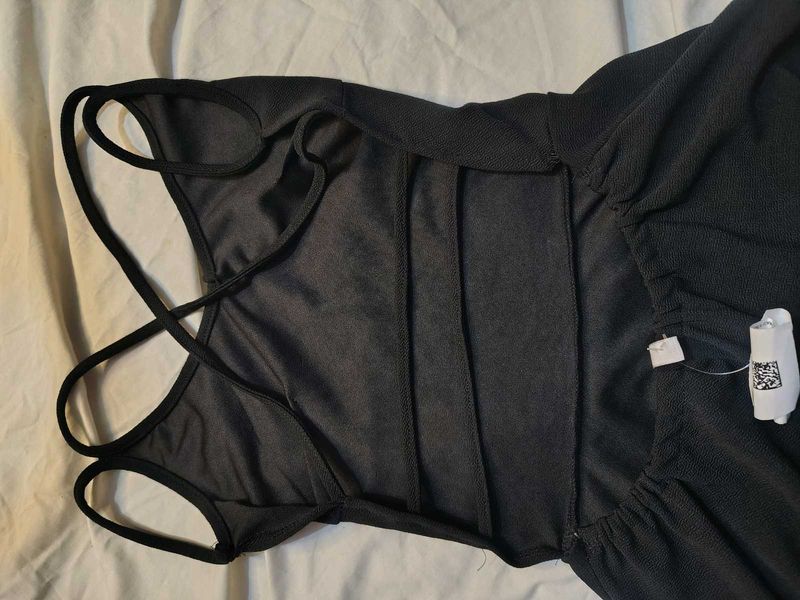 Black Backless Bodycon dress