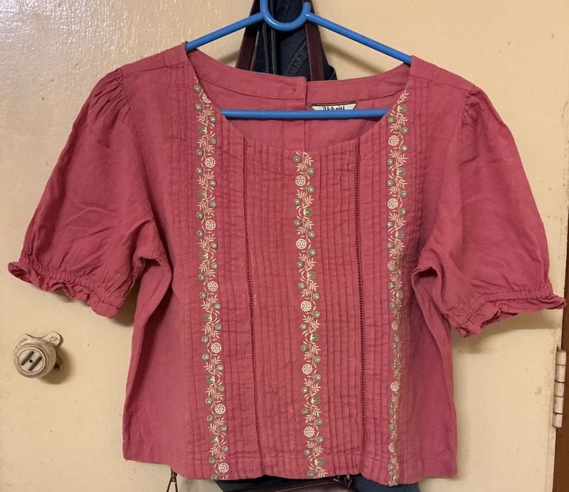 Akkriti Chic Embroidered Top
