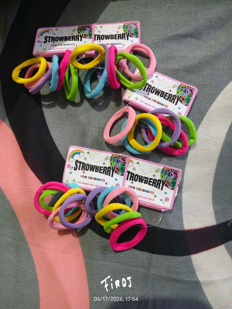 Colorful Hair Ties Set