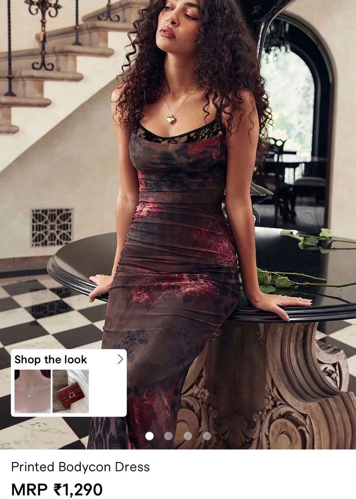 lace trimmed bodycon