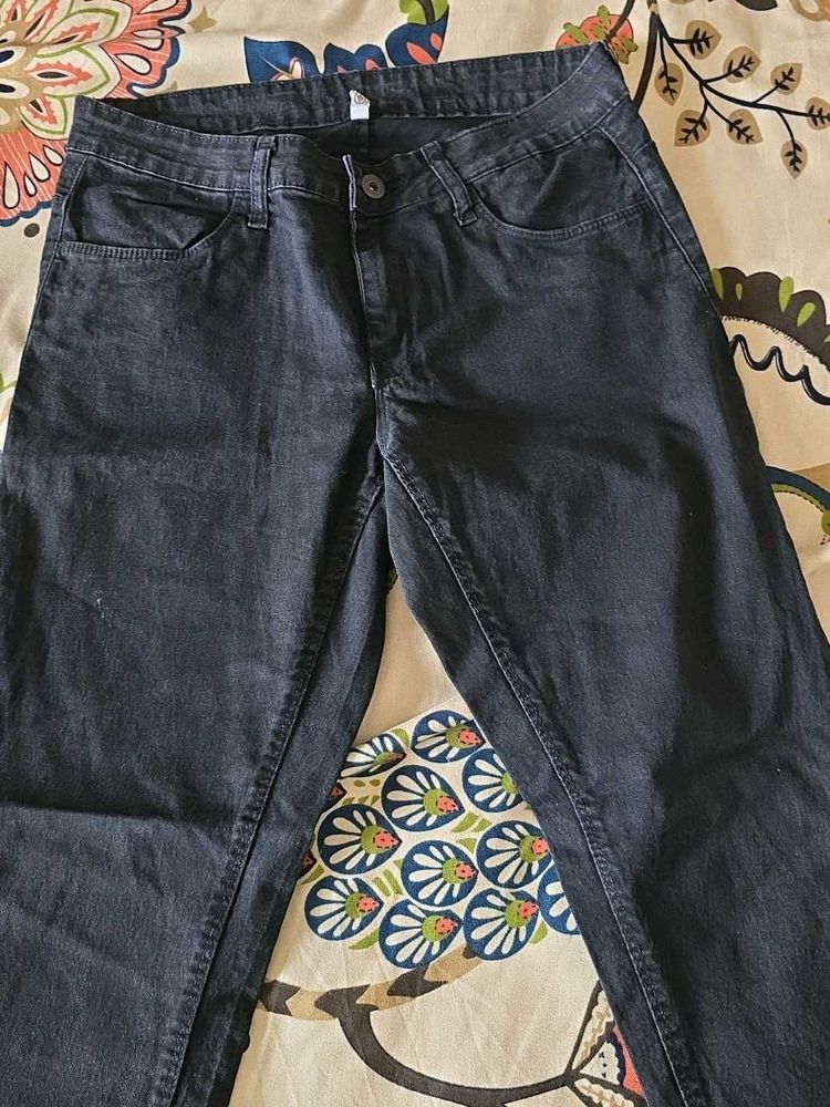Classic Black Denim Jeans