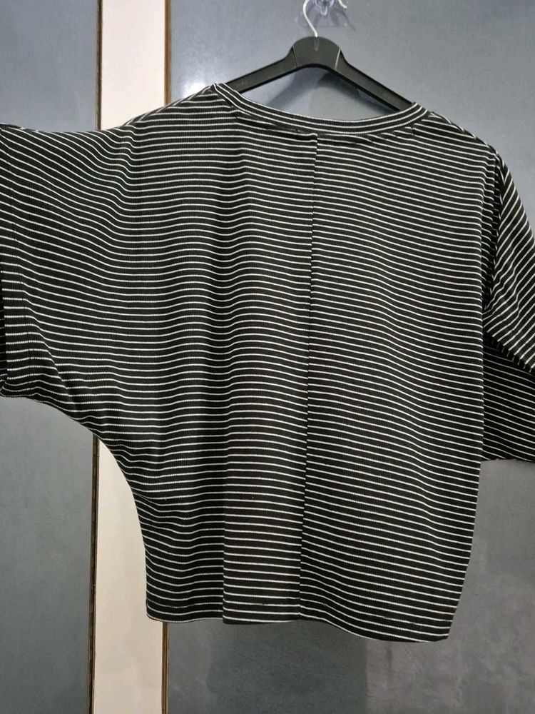 Striped Knit Top