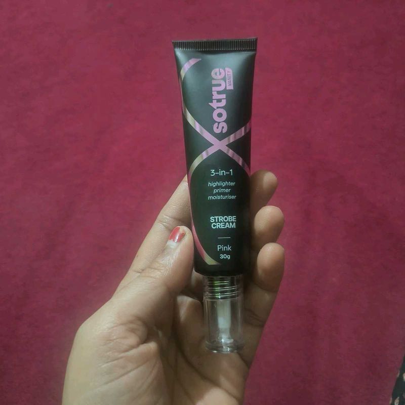 Sotrue 3-in-1 Strobe Cream - Pink