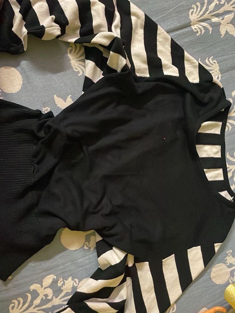 Trendy elegant style knit Top