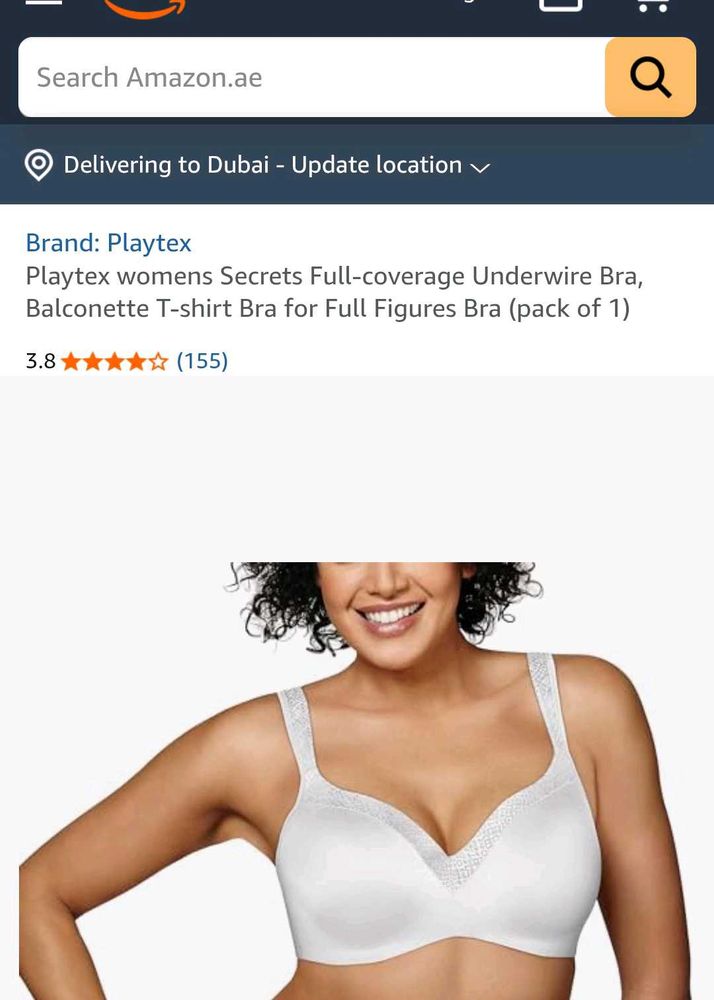 Comfortable White Bra
