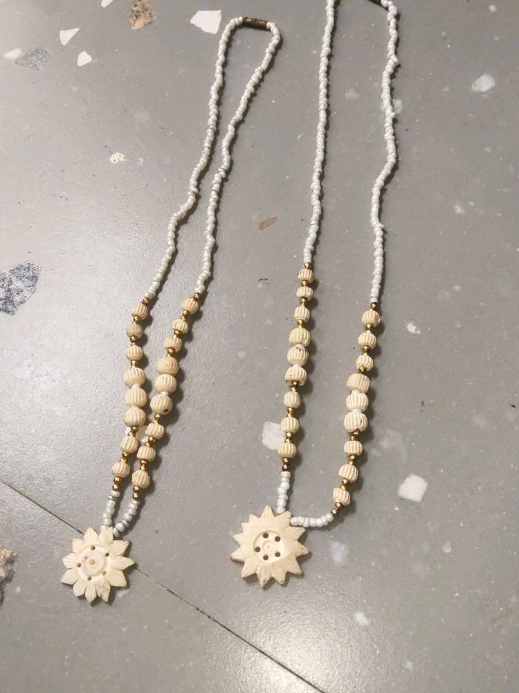 Boho Beaded Necklace Set