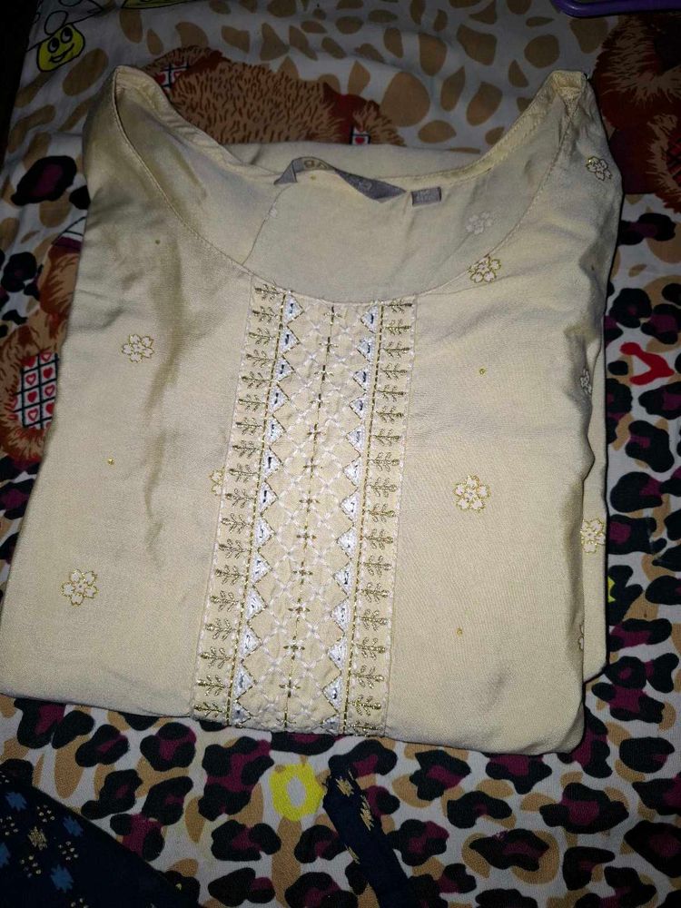Elegant Embroidered Kurta