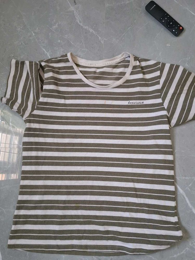 Striped Casual T-Shirt