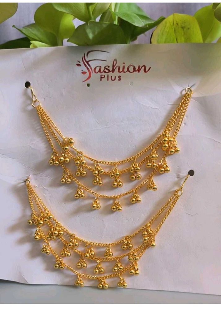 Fashion Plus Gold Tone Earrings