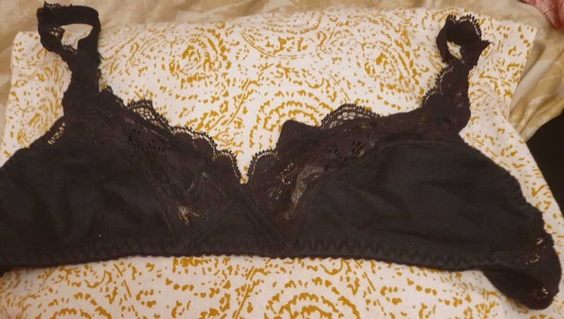 Black Lace Bra