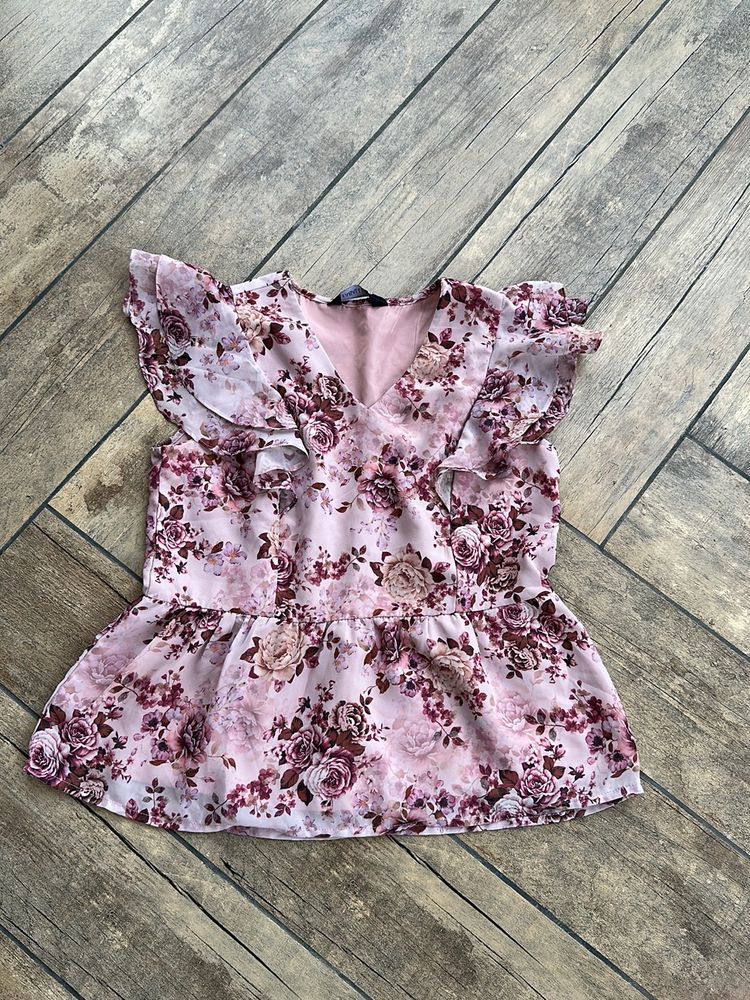 FabAlley Baby Pink Top