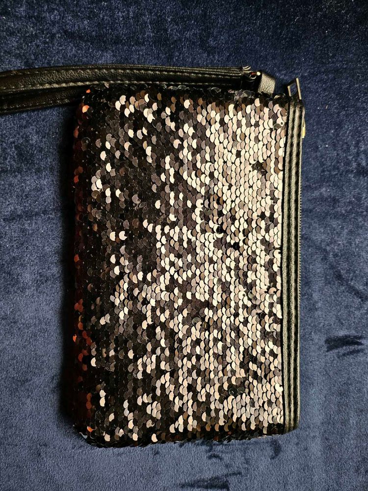 Sparkling Sequin Clutch Bag