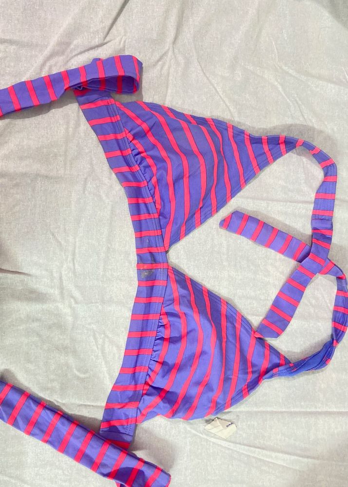 Striped Bikini Top