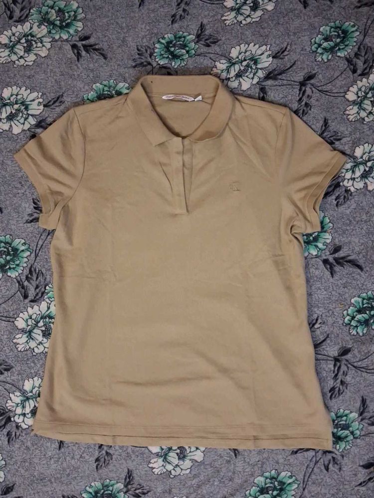 Classic Beige Polo Shirt