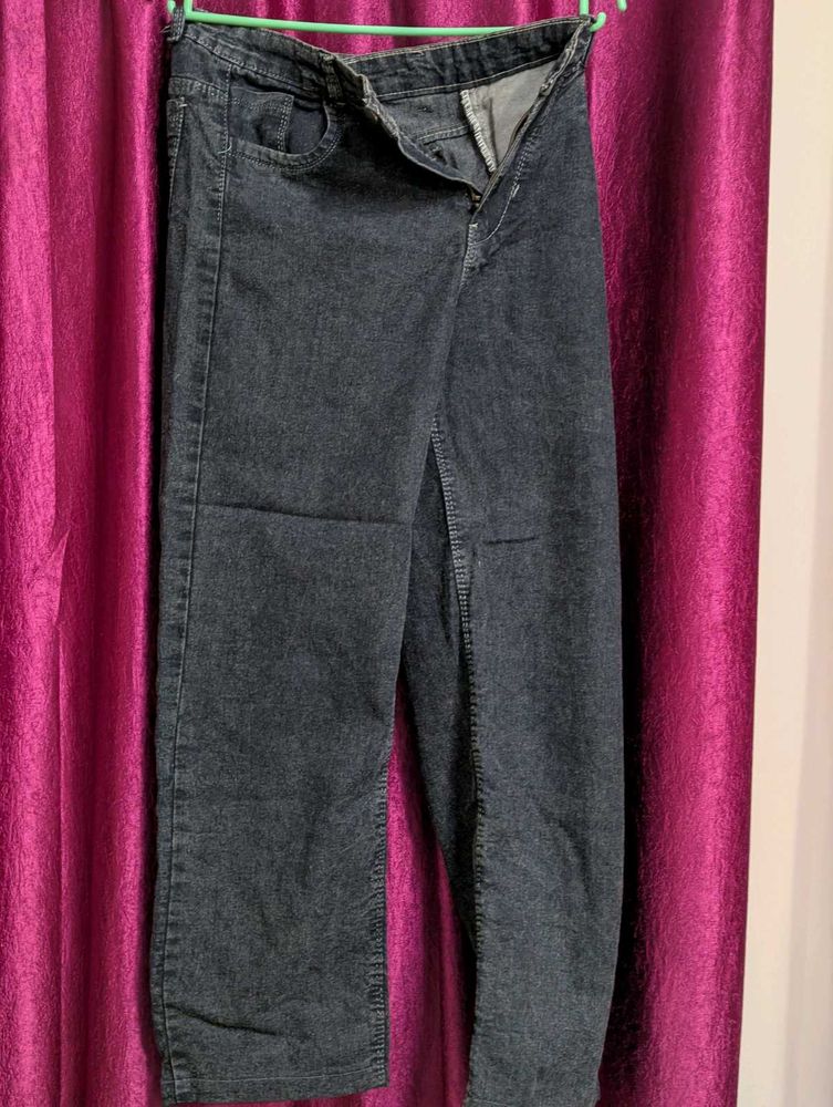 Charcoal Mom Fit Jeans