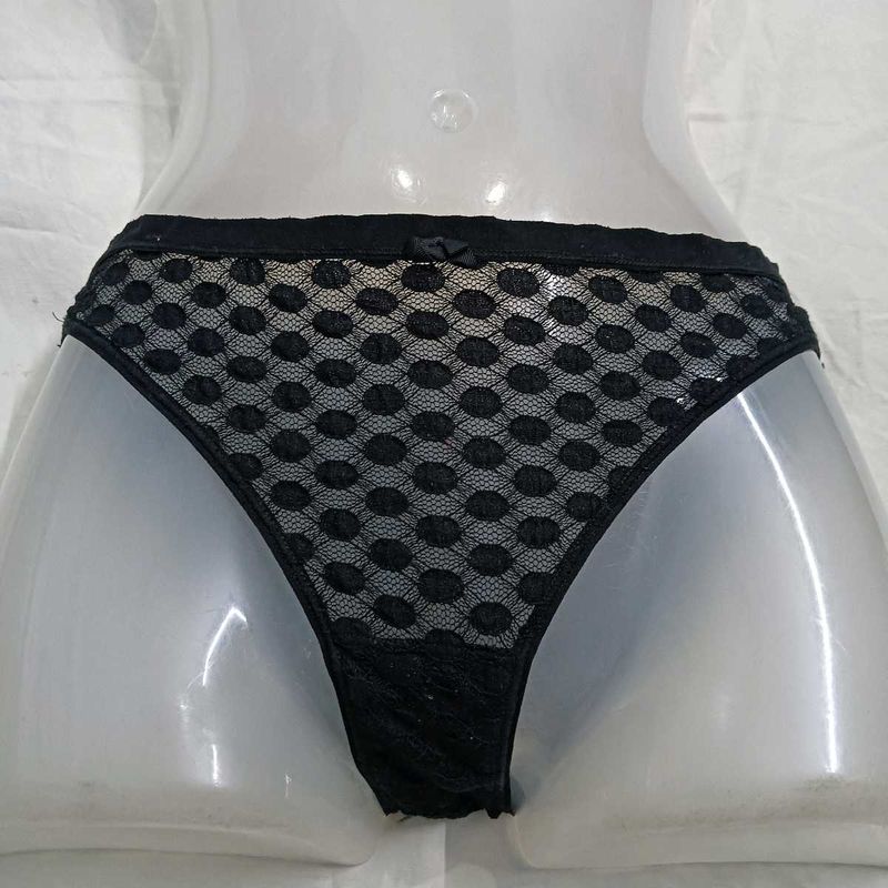 Black Lace⚛️ Polka Dot Panty