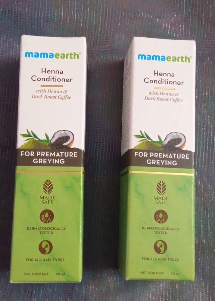 COMBO 🤩 OF TWO MAMAEARTH HENNA CONDITIONER