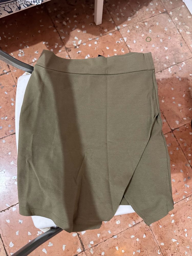 Swap Olive Bodycon Skirt