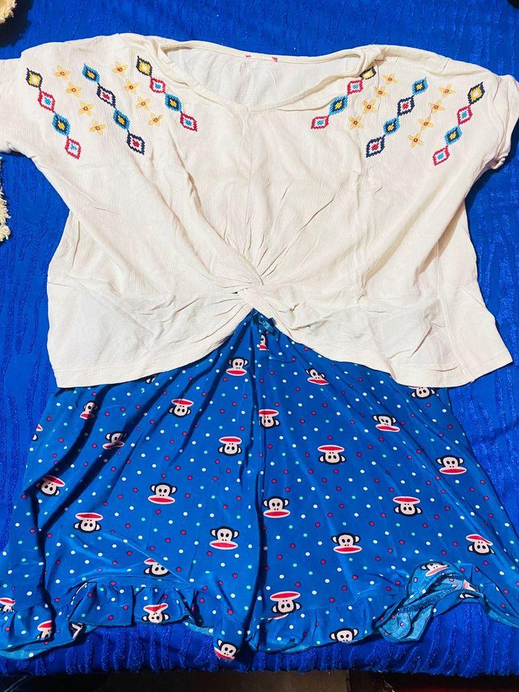 Paul Frank Dress with top and shorts - Fun &amp; Flirt