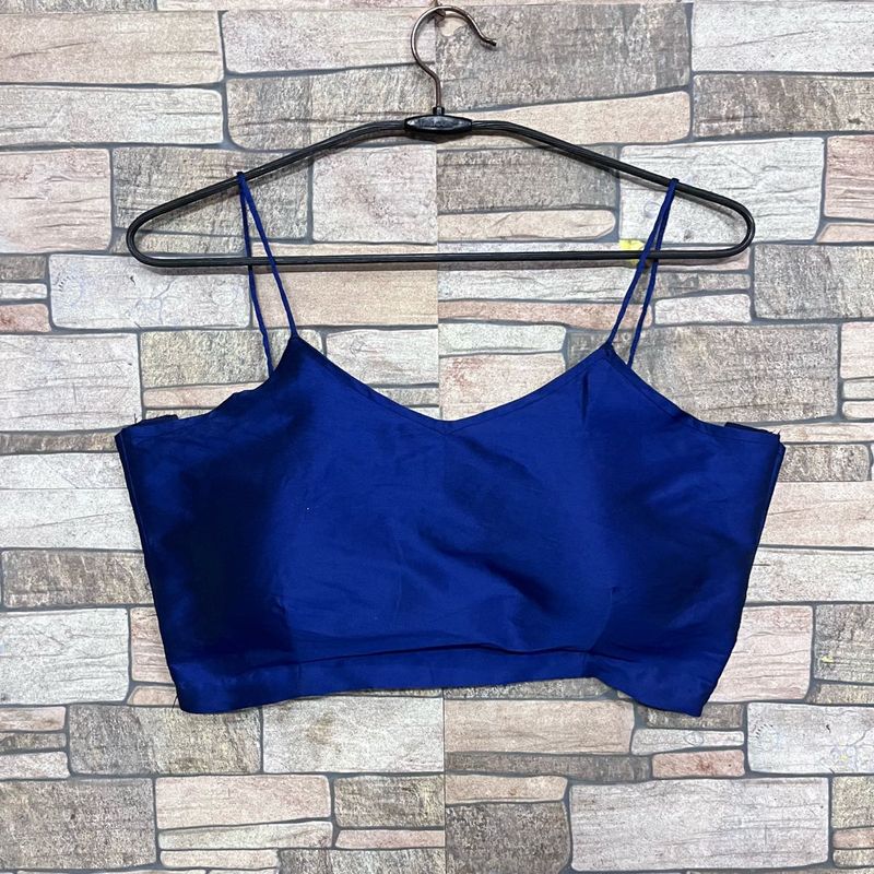 Blue polySilk Blouse