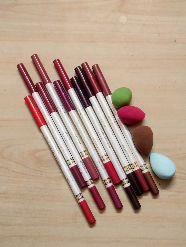 Lip Liners Combo - 10 pcs 👄