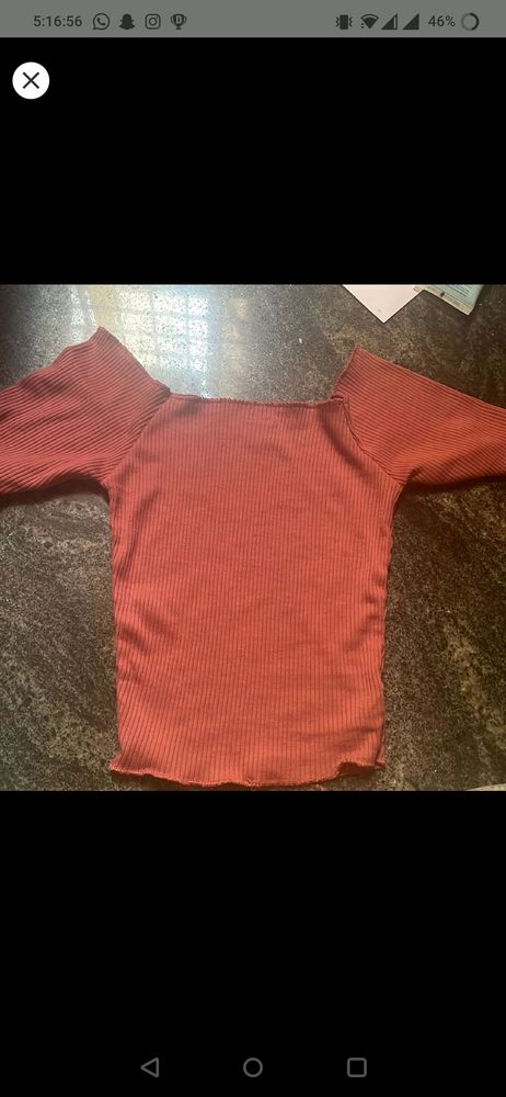 SSS off shoulder top