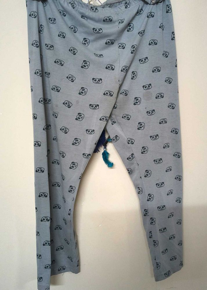 Panda Print Pajama Pants
