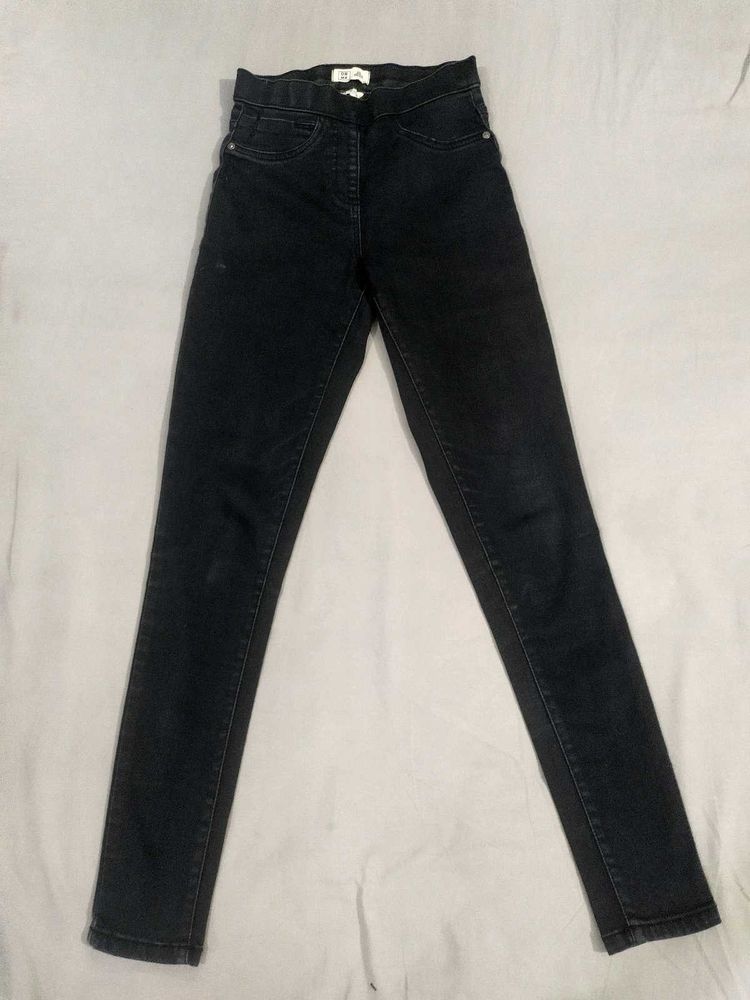 Women's Black High-Waist Skinny Jeans | Stretchabl