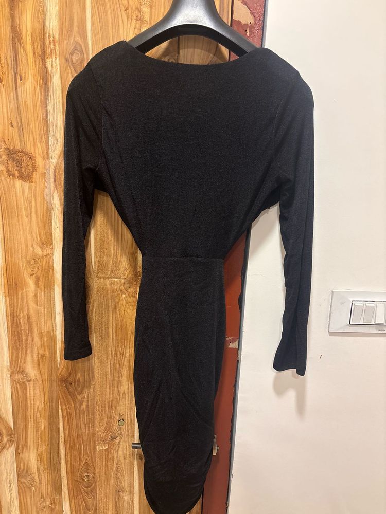 Chic Long Sleeve Ruched Dress