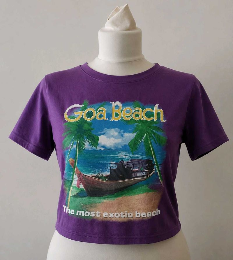 Vintage Goa Beach Graphic T-Shirt