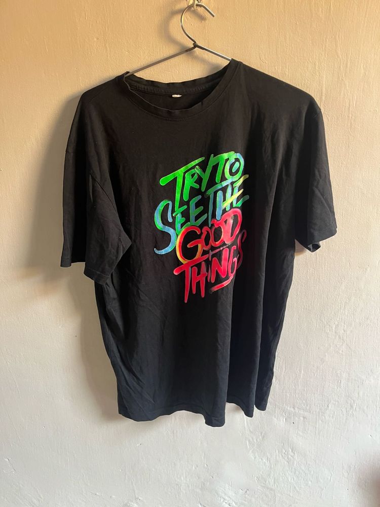 Graphic Print Tee - 'See The Good Things'