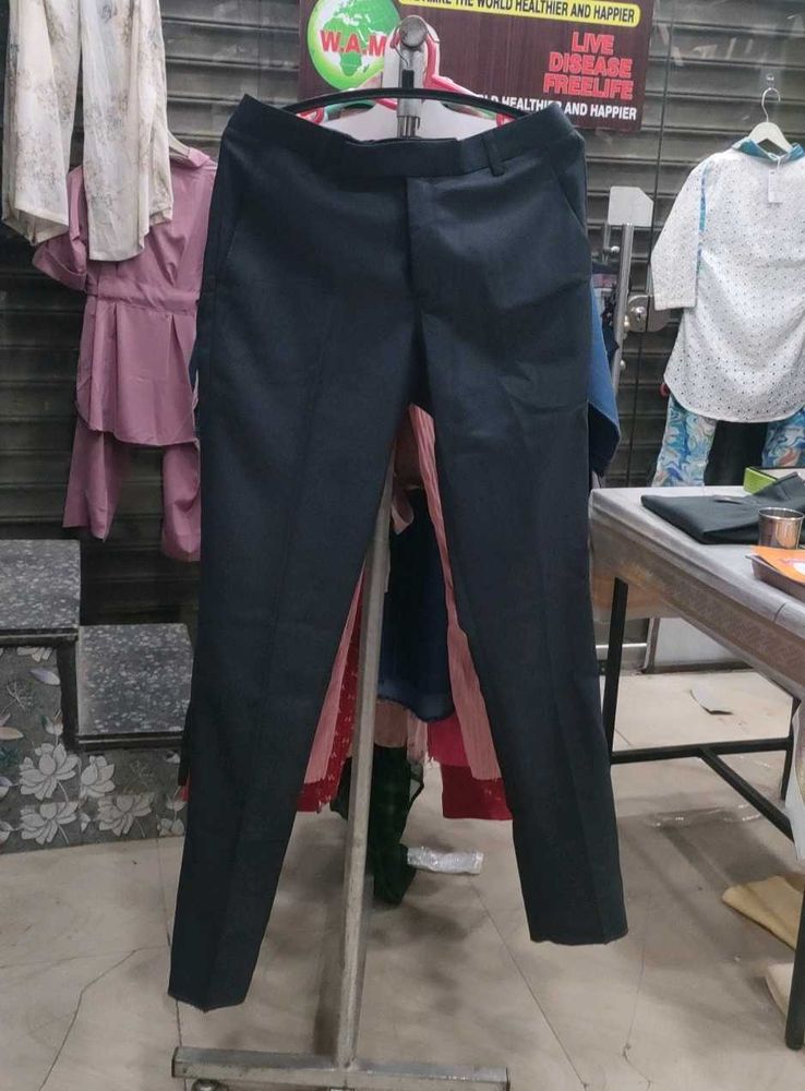 Men's Black Formal Trousers