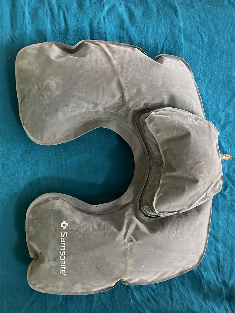 inflatable travel head pillow