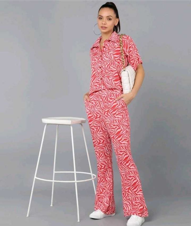 Stylish Zebra Print Co-ord Set