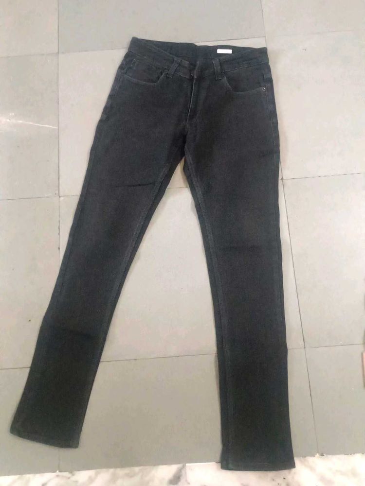 Classic Black Denim Jeans