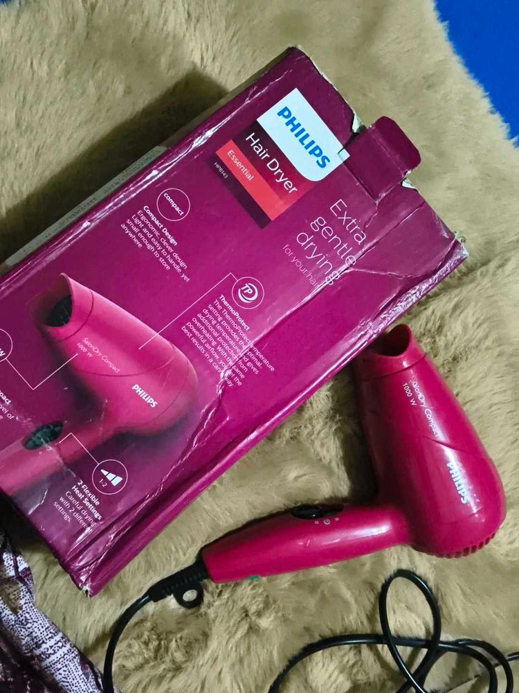Philips Essential Hair Dryer - Pink