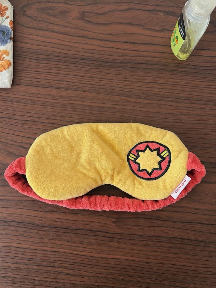 Cute Marvel Yellow Sleep Mask