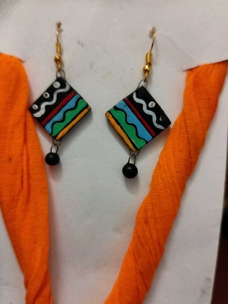 Handmade Tribal Necklace &amp; Earring Set