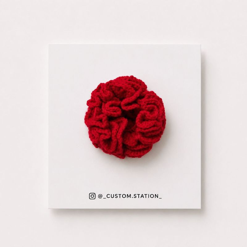 Handmade Crochet Scrunchies  ( one piece )