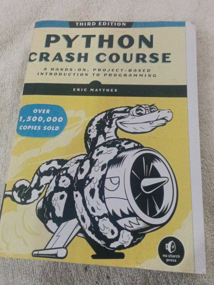 Python Crash Course 3rd Edition Book