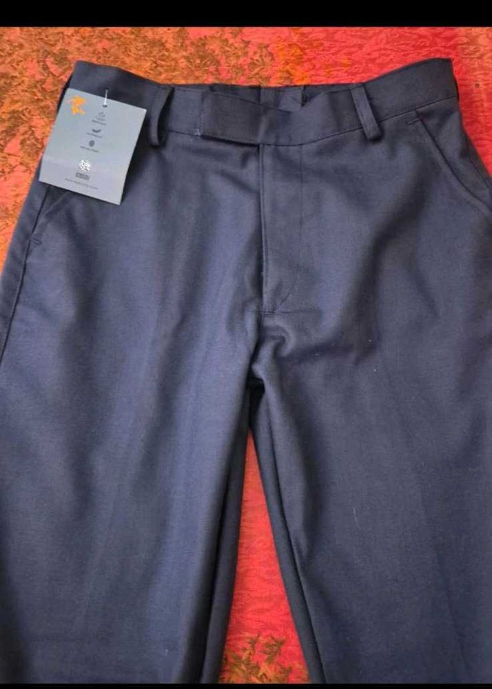 Navy Blue Straight Leg Pants for men and women