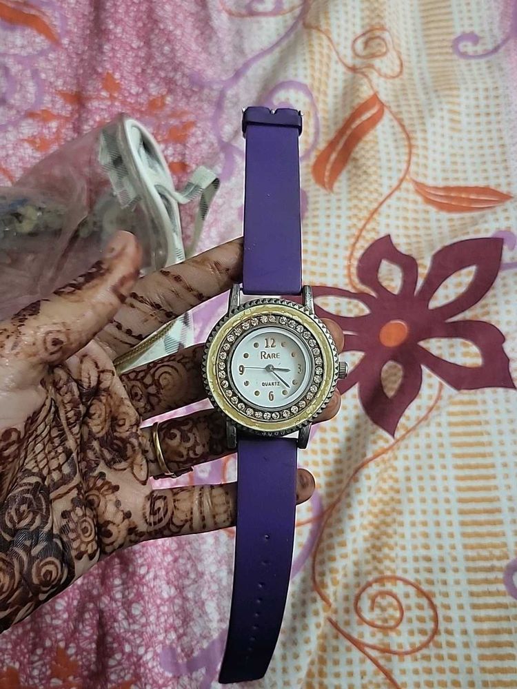 Purple Women's Wristwatch