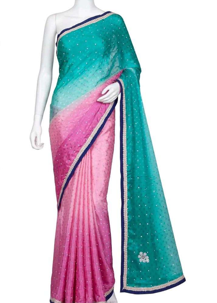 Stunning Ombre Saree with Embellishments
