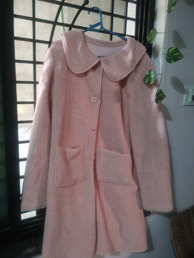 Cute Pink Teddy Coat