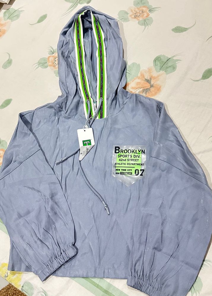 Brand New Blue Brooklyn Hoodie