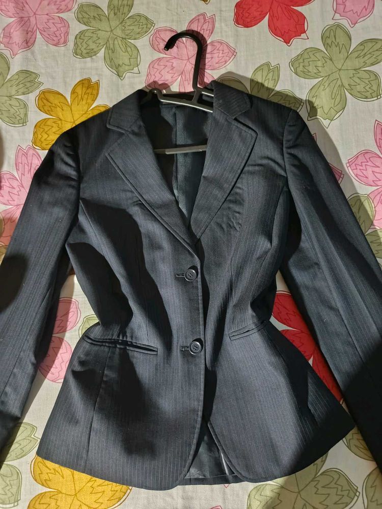 Classic Striped Women's Blazer