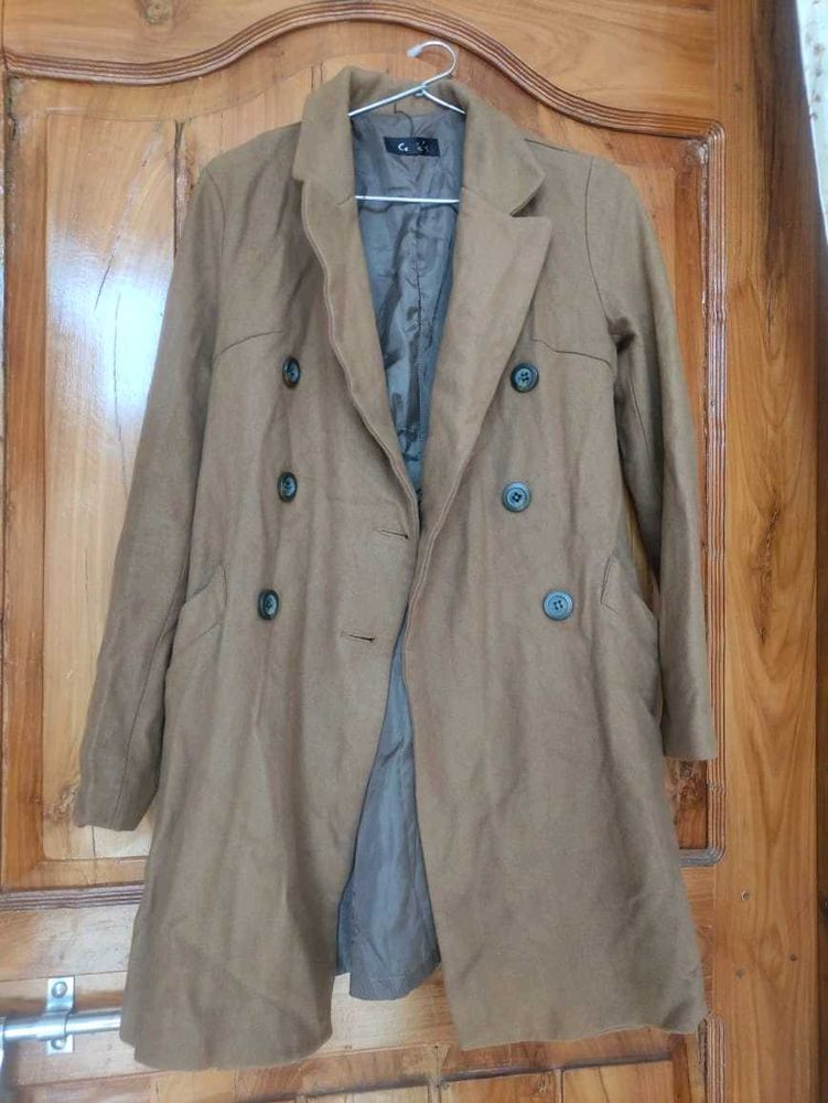 Elegant Tan Trench Coat for women
