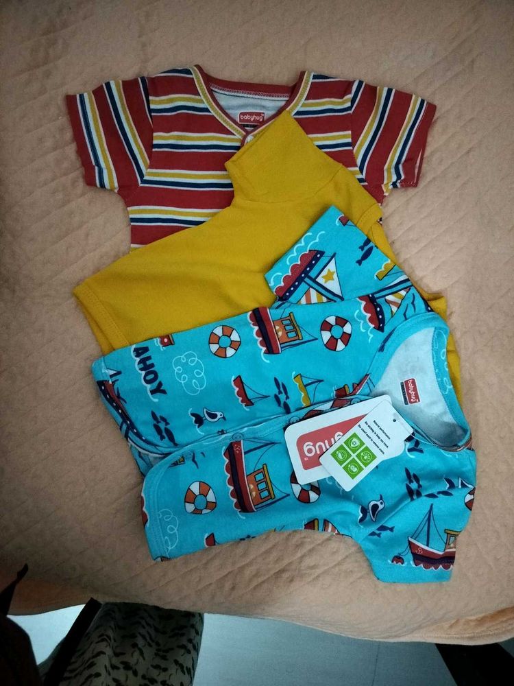 baby hug set of 3 cotton t- shirts